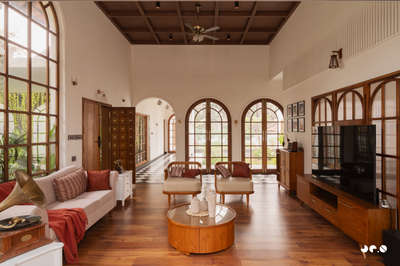 Arcade – Where arches, light, and landscape converse, and tradition finds a quiet 
contemporary soul.
Clients : @aarcha_vinod @ramvinodk 
Area: 4488 Sq.ft
Location: Bharanikavu, Kollam, Kerala.
Principal Architect/Designers: @ar.jun_v_a @_ar_anoop @ananthansurendran 
Interior Styling: Adheena Baburaj @dhii_design_studio 
Photography: @iksha.in #architecturedesigns  #KeralaStyleHouse  #TraditionalHouse  #interiordesignerkerala  #Architectural&Interior   #architectsinkerala