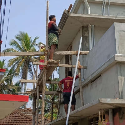 Renovation work on progress..
 #HouseConstruction  #HouseRenovation  #HouseDesigns  #planning  #ModularKitchen  #InteriorDesigner  #Ceiling
 #ElevationHome  #ElevationDesign  #3D_ELEVATION