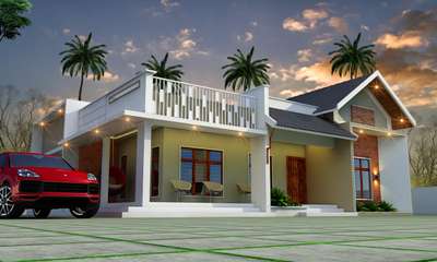 3 BHK  #architecturedesigns  #KeralaStyleHouse