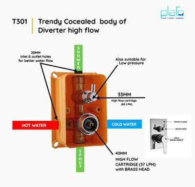 Plato Diverter with Frame


Easy for plumbers to align

Maintenance gets easy

more workability


#plato  #spout  #rainshower
#diverter #plumbing #faucets