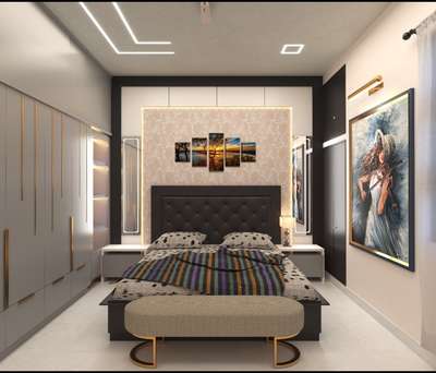 Bedroom interior design 
#InteriorDesigner  #WallDecors  #HouseDesigns  #HomeDecor