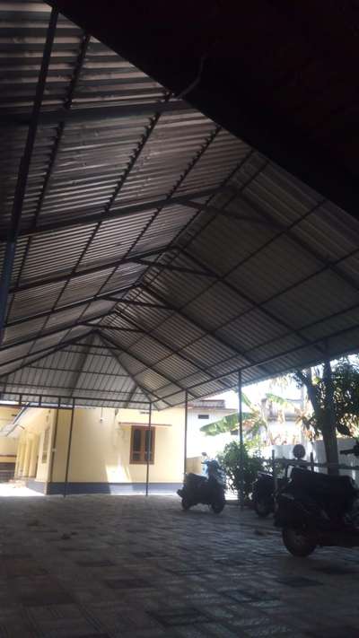 truss roofing
 #appolo_square-tube
 #jsw.35
 #appoxy_primer  
 #new_work_finished  
 #weldingfabrication