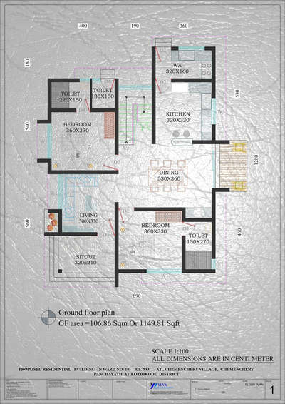 ground floor plan..
 #Architect  #architecturedesigns  #KeralaStyleHouse  #keralastyle  #keralaplanners  #HomeAutomation  #ElevationHome  #HomeDecor  #homesweethome  #HouseDesigns  #ContemporaryHouse  #MixedRoofHouse  #CivilEngineer  #civilwork  #Malappuram  #Kozhikode  #Kannur  #Wayanad  #3d