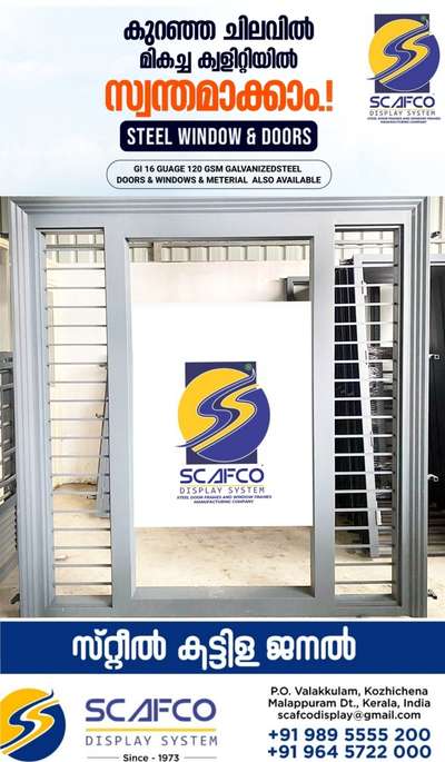 Scafco Steel Door Frame And Window Frames manufacturer 9895555200