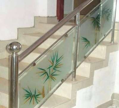 glass reiling & paint work