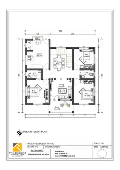 1100 sqft Budget Home