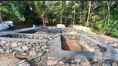 Foundation work completed at koduvayur