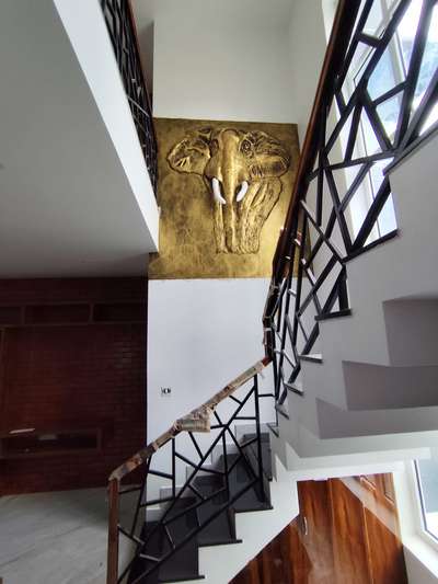 3d mural elephant art