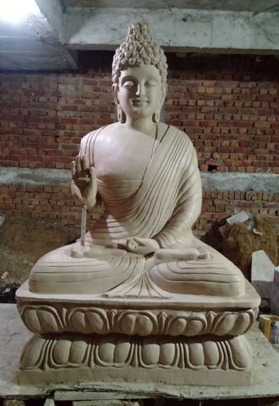 7 feet Gautam Buddha clay work (fiberglass 3D) 
install anywhere at your home, garden, office, shop etc
contact me for more information 8826362409