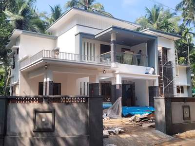 #Home @Panangad #NEARCOMPLETION #HouseDesigns  #undercostruction🚧⚠️ Completed Project at Panangad Kozhikode