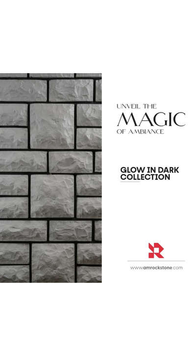 MATERIAL REFERENCE : Stones that glow in dark : Soft, Captivating glow that transforms any space into a realm of wonder 

Manufacturer : Amrock Stone, Ahmedabad

 #HomeDecor #stone_cladding  #stonewall  #stonecladding  #focalwalldesign