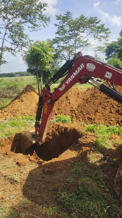 excavation work for foundation @Choor
akkattukara,Kuttur, Thrissur. for Client Mr.Pradeep.Kuttur