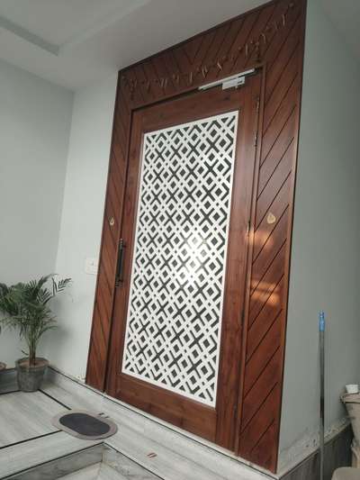 2D Cutting in Hdhmr for Door 
 #cnccutting