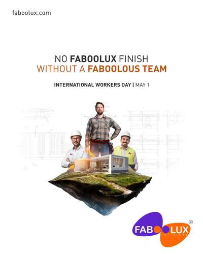 At Faboolux Interiors, every masterpiece we create is a reflection of the dedication, passion, and craftsmanship of our incredible team.
This International Workers' Day, we proudly celebrate the hands and hearts behind every flawless finish — because there’s no Faboolux magic without our faboolous team.
Thank you for shaping spaces and dreams with us!

#InternationalWorkersDay #FabooluxInteriors #TeamFaboolux #CraftsmanshipMatters #InteriorDesignExcellence #CelebratingWorkers #BehindTheDesign #DesignWithPassion #FlawlessFinish #ShapingDreams