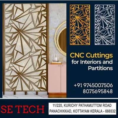 CNC WORKS 2D/3D

എല്ലാ CNC വർക്കുകളും മിതമായ നിരക്കിൽ ചെയ്തു കൊടുക്കുന്നു...

WOOD CARVING DESING
DOORS & WINDOW DESING
NAME BOARDS
MULTIWOOD JALLY WORK
ETC.....

SE TECH
PANACHIKKAD
KOTTAYAM
9745007506