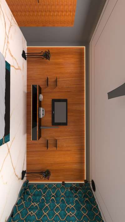 simple and effective design of a bedroom  #BedroomDesigns  #3dbedroom  #tvunitinterior  #WALL_PANELLING  #FlooringDesign
