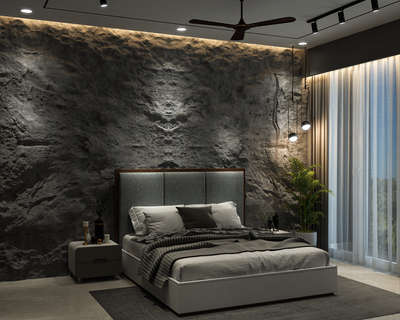 A modern 3D-rendered bedroom at night, featuring cozy ambient lighting, a comfortable bed, sleek furniture, and subtle decor. The warm glow from bedside lamps and soft lighting creates a serene and inviting atmosphere, with a night view visible through large windows.

 #3dbedroom  #MasterBedroom  #Autodesk3dsmax  #vrayrender  #rendering  #highquality3d