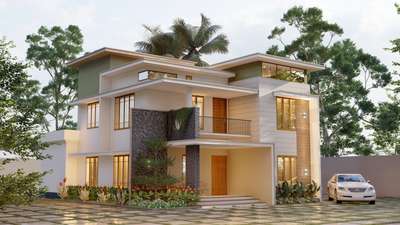 ✨Modern elegance meets natural charm! A perfect blend of stone, wood, and warm lighting that turns every corner into comfort and class. 🏡💫
Upcoming work 

#DreamHome #ModernHouseDesign #KoloApp #HomeDesign #ArchitecturalDesign #LuxuryHome #ContemporaryHouse #HomeExterior #KeralaHouseDesign #3DRendering #ModernArchitecture #HouseGoals #homeinspirations