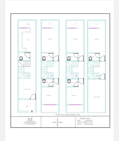 10'x50' house planning
with 5Bkh  

 #10x40elevation 
#houeplan 
#Indore