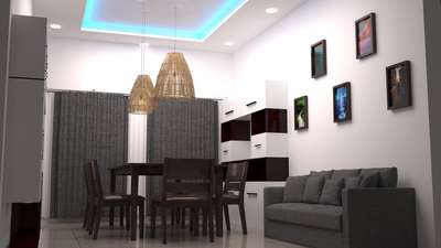 3d interior dinning vray