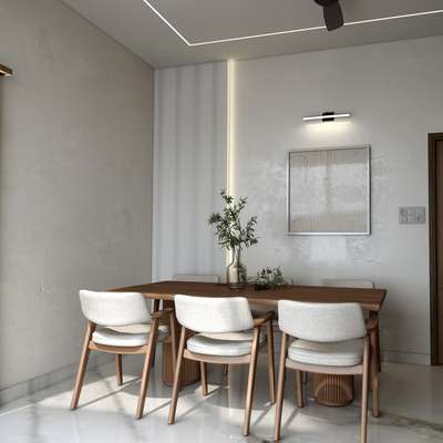 #InteriorDesigner #RectangularDiningTable #DiningChairs #hall #modernhousedesigns #minimalinterior #DiningTableAndChairs #diningarea #diningtables