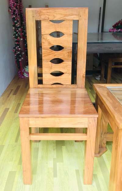 teak wood dining chair 
 #dinningchair  #diningarea
