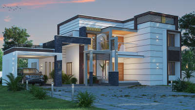 #ElevationDesign 
3000 sqft 4BHK