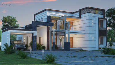 #ElevationDesign 
3000 sqft 4BHK