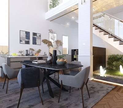 #3DRendering #dining #interior