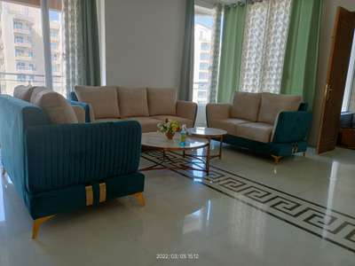 sofa & seating high quality with awesome looking center tables

 #KhushalInteriorcontractors 
 #Carpenter