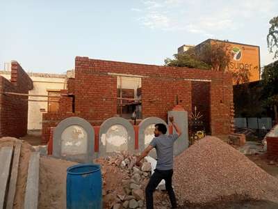 on site construction work 🔥 #HouseConstruction