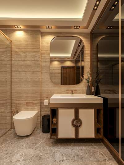 Luxury Bathroom Interior. 

For single view 1500 

For house interior design 90rs per sqft. 

#BathroomDesigns #BathroomTIles #BathroomIdeas #BathroomCabinet #bathroominspiration #bathroomdesign #bathroomwalldesign #vanity #vanitydesign