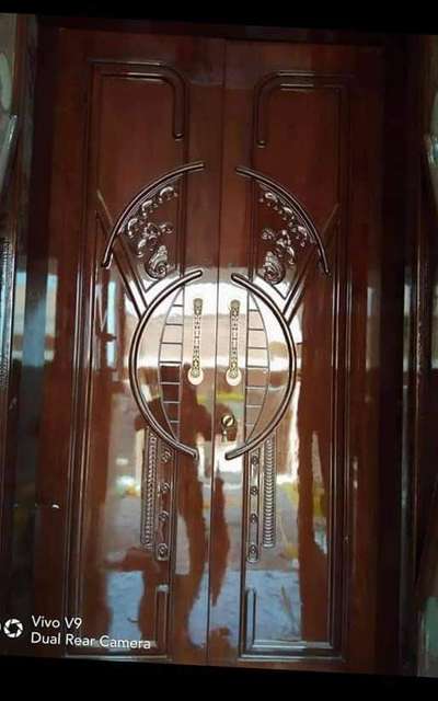 #Woodendoor  #woodenfinish  #woodenartwork  #wooden polish #wooden gate #