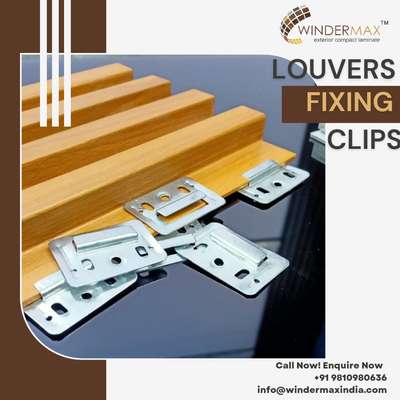 Louvers Fixing Clips Available Here.
.
.
#aluminiumlouvers #aluminium #Exterior #wpcinterior #louvers #elevation #Interiordesigner #Frontelevation #modernexterior  #Home #Decor #louvers #interior #aluminiumfin #fins #hpl #clips #clip #fixingclip #louversclips #wpclouvers #homedecor  #elevationdesign #architect #interior #exteriordesign #architecturedesign #fin #interiordesigner #elevations #drawing #frontelevation #architecturelovers #home #aluminiumfins
.
.
For more details our all products please visit websites
www.windermaxindia.com
www.indianmake.co.in 
Info@windermaxindia.com
or call us on 
8882291670 9810980278

Regards
Windermax India