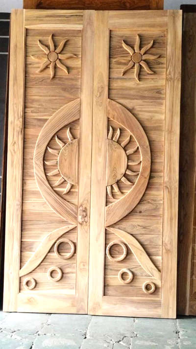 wooden Double door 
#Entrance #maindoordesign #DoubleDoor  #Architectural&Interior #rajwadidoor
 #