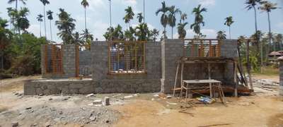 Ongoing works-1510 Sqft Residence Project at Thrissur #Residentialprojects  #keralahomeplans  #budgethomes