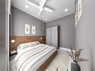 studio flat interior design 
minimalist bedroom design 
#Architectural&Interior #Architect #architecturedesigns #kerala_architecture #InteriorDesigner