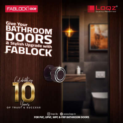 Lock for PVC, UPVC, WPC and FRP Bathroom Doors   #bathroomdoorlock  #locks  #bathroominterior  #pvcdoorlock