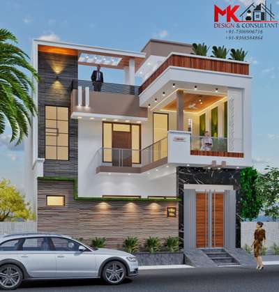 Exterior design by
Mk design & Consultant
Muzaffarnagar 
 #exterior_Work  
 #ElevationHome  
 #ElevationDesign 
 #exteriors 
 #exterior3D