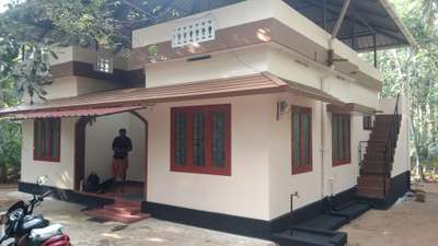 interior and exterior painting worck പൂർത്തിയായ വീട്