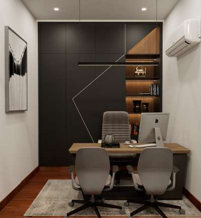 #OfficeRoom  #officeinteriors  #Architectural&Interior  #homeofficedesign
