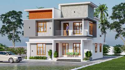 #double storey  #house for sale #column beam construction  #2200 Sq ft #Perumbavoor #  iringole