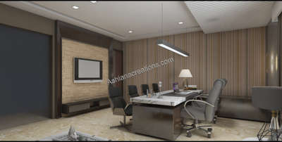 #office  #interior  #ashianacreations.com  #wallpaper  #lacquered glass   #theme  #modern  #rendered  #trending  #