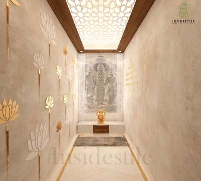 The temple is a place of tranquility and contemplation 
 #mandir #HouseDesigns #mandirdesigns #mandirartpainting #homedecorproducts