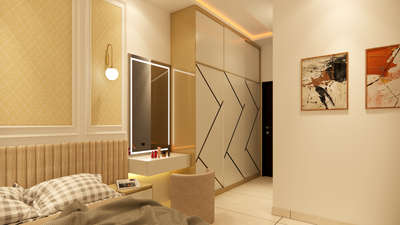 3d design palakkad 
 #palakkad  #interior  #Palakkadan #MasterBedroom #wardrobe #KingsizeBedroom