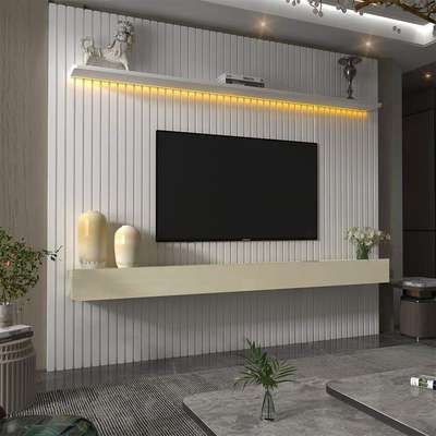 #TVStand  #LivingRoomTV  #tvunits  #louver  #Pvc  #pvcwallpanel