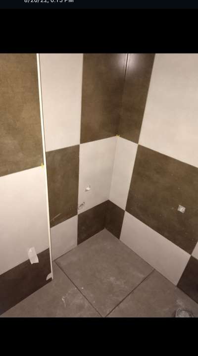 Toilet  renovation work  ( Tile work ) at Ernakulam