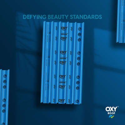 Defying conformity, sculpting new ideals and uncovering beauty’s essence, from beneath the urban skyline to the humble roofing sheets💪🏻 
 #roofing #oxyindia #RoofingDesigns