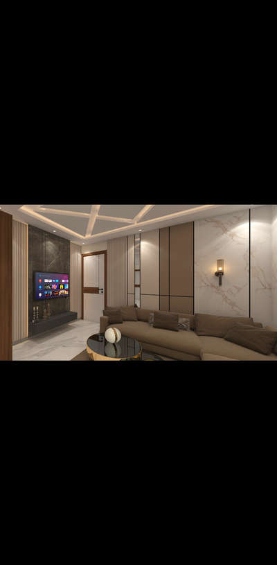 living area design for 2 bhk floor  #interiordesign #LivingroomDesigns #ceilingdesigns  #LivingRoomTVCabinet  #LivingRoomSofa  #CelingLights  #Architectural&Interior  #delhiinteriors