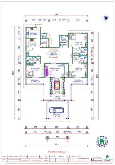 #34 Cent വസ്തുവിൽ  #4426 sqft വിസ്തീർണ്ണമുള്ള   #luxury  #5BHK വീട്.

താഴത്തെ നിലയിൽ  portico പോലത്തെ  #Carporch , വിശാലമായ  #verandah കൂടിയ  #sitout,  #Guest living,  #family living ,  #3 bath attached bedroom  #1 common toilet,  # outside toilet , വലിയ #Kitchen ,  #work area,  #store room,  വലിയ  #dining area,  #wash area യും മുകളിലത്തെ നിലയിലേക്ക് വന്നാൽ , #Upper living,  #2 bath attached bedroom,   #Gym workout Hall , വിശാലമായ  #balcony എന്നിവയും ഉൾപ്പെടുത്തിയിരിക്കുന്ന വീട്  പടിഞ്ഞാറ്  ദർശനമാണ് (WEST FACING).


 #Building Plan നിനും ,  #permission drawing നും ,   #construction  നും താല്പര്യമുള്ളവർ Contact ചെയ്യുക  #MODERNHOMES Builders& Interiors .
 #call or  #whatsapp 
 #95:67:17:00: 88
email: modernhomes12@gmail.com